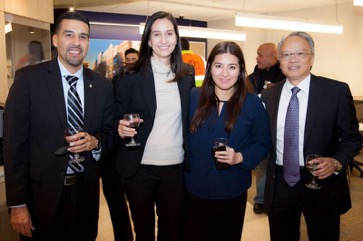 Israel Morales, NJ Area Manager, Maria Kokinias, Cash Management, Diana Alvarez, Cash Management and Paul Mak.